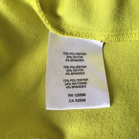 Ellen Tracy neon green knit jacket. Size Xlarge. - Picture 4 of 5